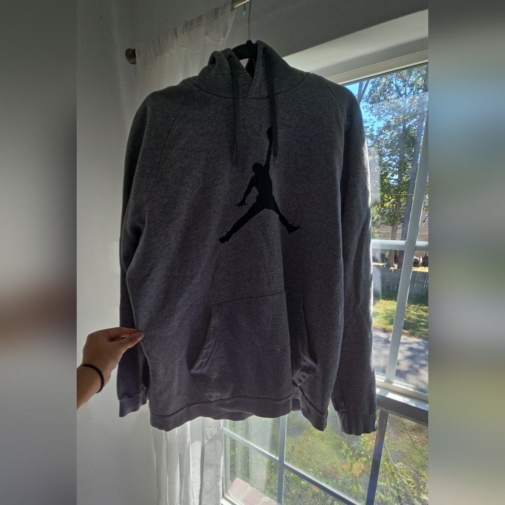 Grey Jordan pullover hoodie